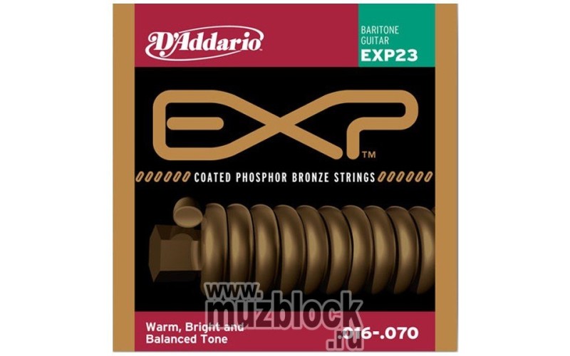 D'ADDARIO EXP23  - струны для акустической гитары баритон